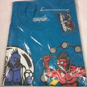 Manik Punk Drunkers Teal Shirtsize Large